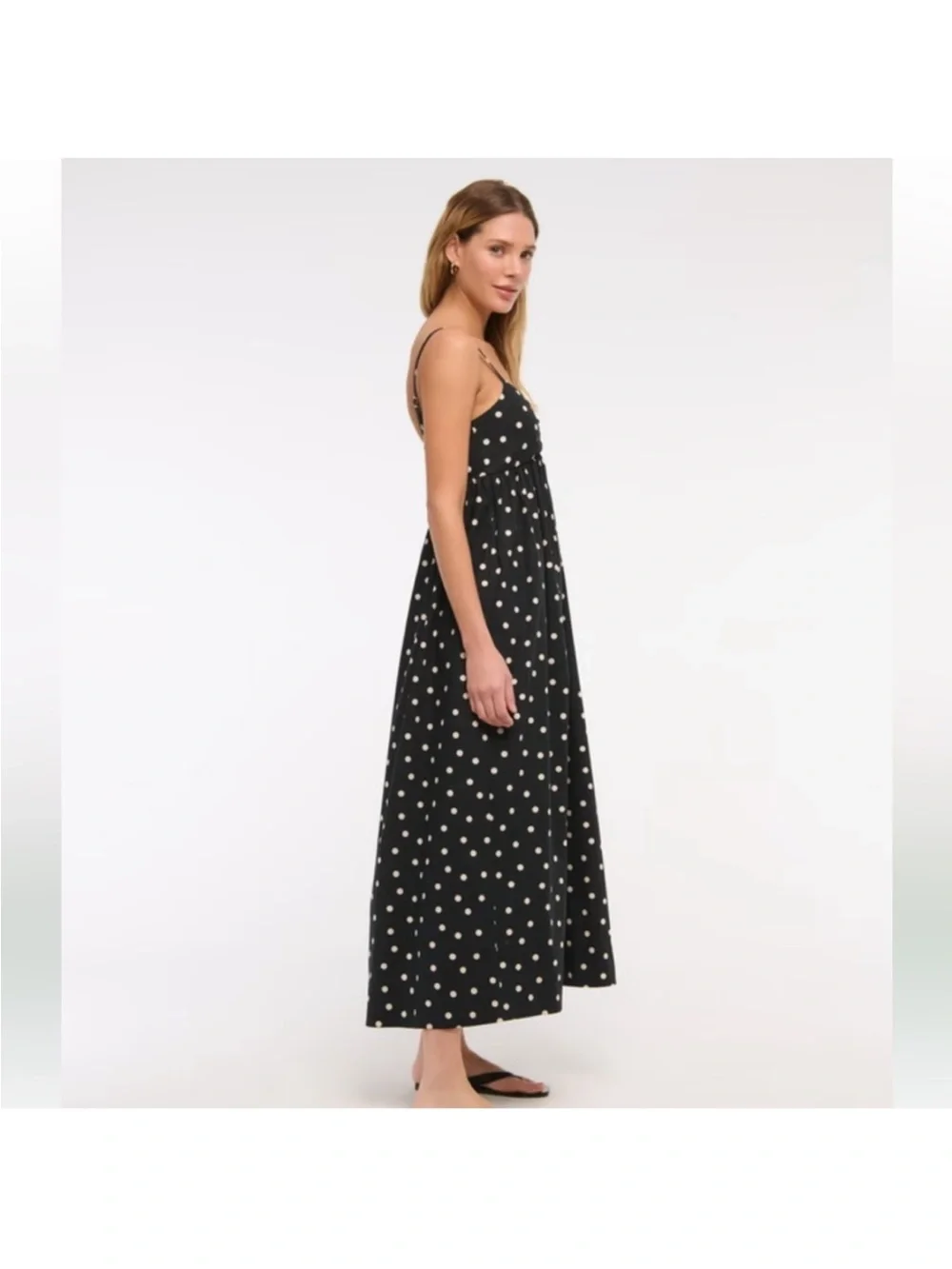 NWT Abercrombie & Fitch Sweetheart Babydoll Maxi Dress